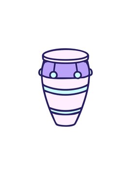 sales flash animation of traditional brazilian repinique carnival drum