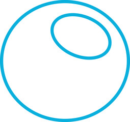 Water drop icon with droplet splash symbols in line style, liquid rain fluid illustration for weather nature hygiene UI design and clean graphic elements