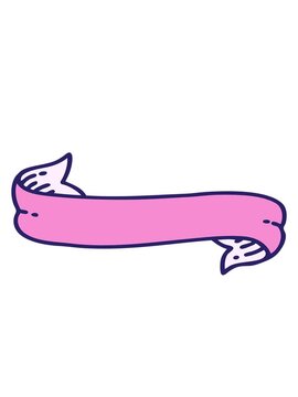 bobbing motion animation of tattoo in traditional style of a banner