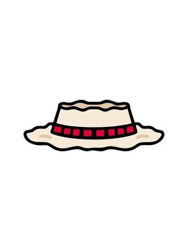 popping motion animation of brazilian tarp hat with brim