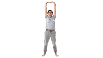 A person performing stretching exercises in a small bright room during a study break to enhance focus and energy levels.