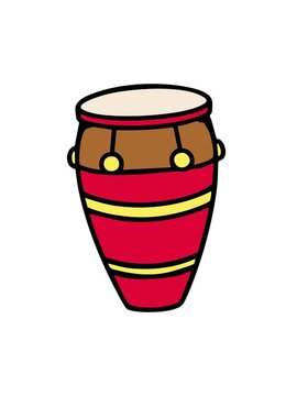 spinning motion animation of brazilian repinique carnival drum