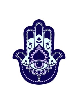 neon light effect animation of cartoon iconic tattoo style image of a hamza