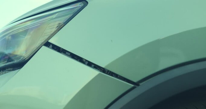 Close-up of car damage after a traffic collision, illustrating the auto insurance claim process, vehicle insurance coverage, accident repair, and motor insurance protection concept