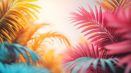 palm tree in the wind