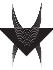 black and white wings