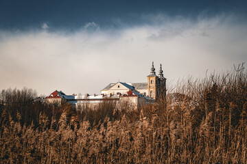The town of Krasnystaw in Poland, a historic church
