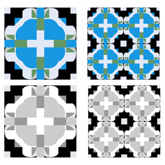 vector abstract pattern, simple shape texture, geometric seamless tile 