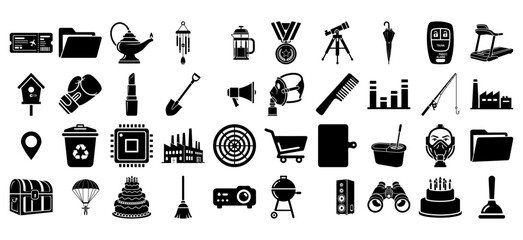 Comprehensive Vector Illustration Icons Collection