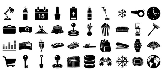 Comprehensive Collection of Vector Illustration Icons