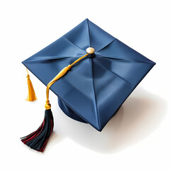 graduation cap and diploma