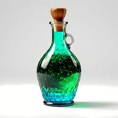 bottle of perfume isolated
