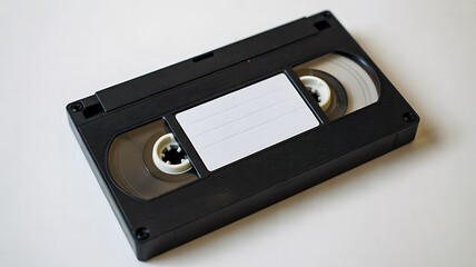 Obraz premium Vintage video cassette tape isolated on white background 