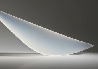 Abstract background of a smooth, translucent surface diffusing light and shadow, providing a clean, ethereal, milky blank canvas space ,clean ,modern ,blank