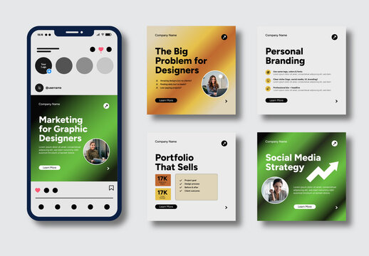 Marketing for Graphic Designers Social Media Post