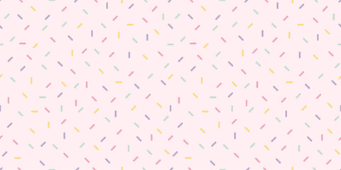 Sprinkle vector seamless pattern background