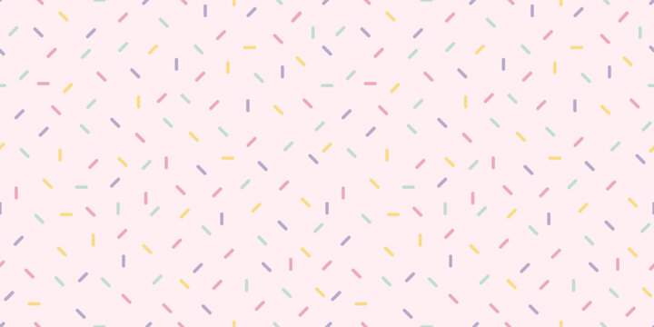 Sprinkle vector seamless pattern background