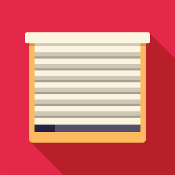 Closed roll down shutter protecting a window or entrance from outside