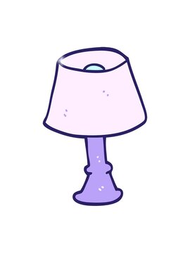 glitter effect animation of cartoon doodle house lamp