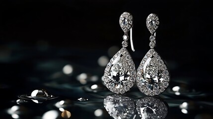 a diamond earings 