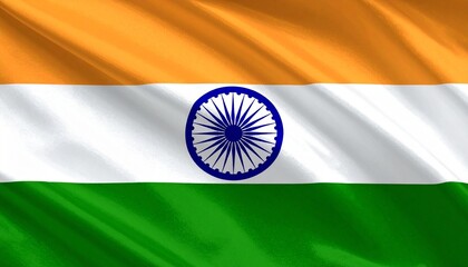 Naklejka premium flag of India 