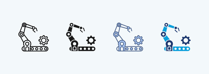 machinery multiple  style icon collections 