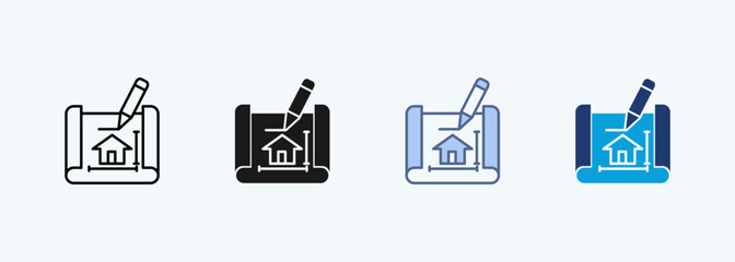  sketch multiple  style icon collections 