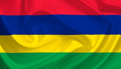 Fototapeta premium flag of Mauritius