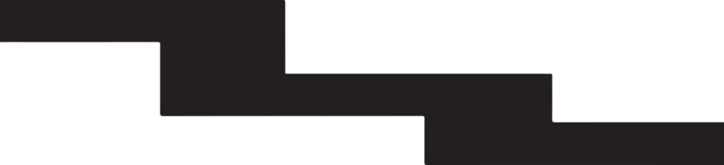 Geometric shapes in black and white colors