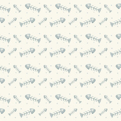 Seamless Herringbone Pattern in Neutral Tones