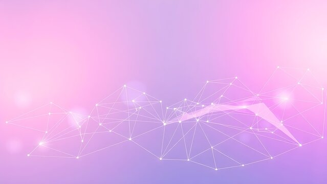 tennessine. Abstract geometric shapes in gradient colors, representing digital network and connectivity. product launch decks, UI/UX mockups, designed for product launches and innovation pitches.
