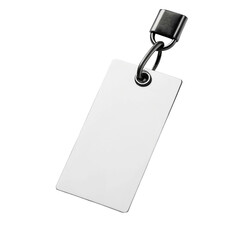 Clothing tag fastener isolated on white background 2