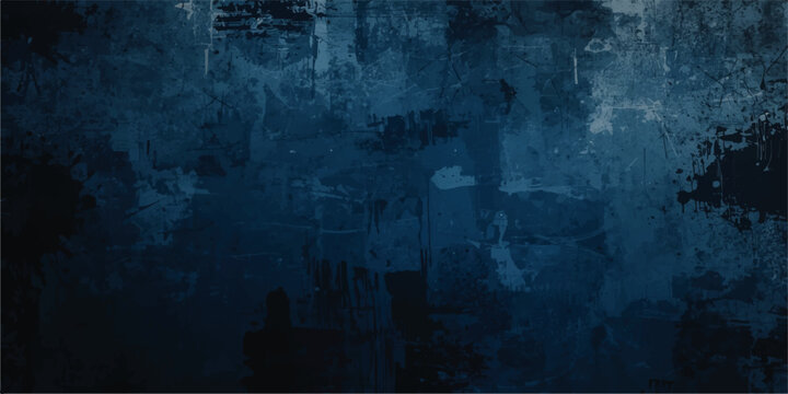 Abstract Dark teal grunge background with rough concrete texture, scratches, and faded paint.seamlessly from deep emerald to muted forest blue. Watercolor or mist, giving a moody, mysterious.