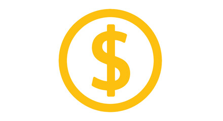 Obraz premium Golden dollar sign symbol representing wealth and finance