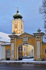 Pr&auml;monstratenser Abtei Csorna im Winter