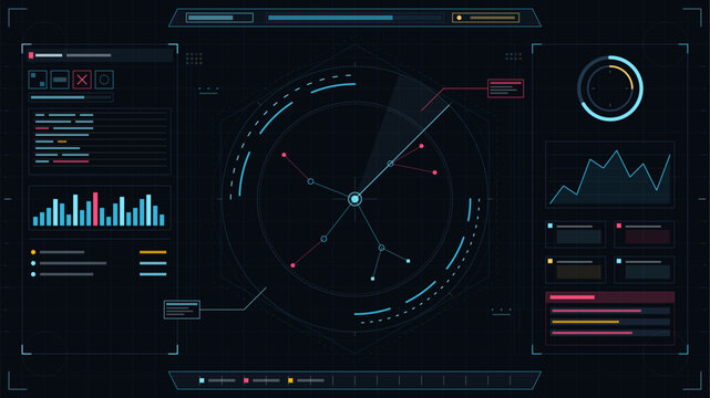 Data visualization tool displays connections and trends in network analysis for better understanding of information flow