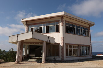 An abandoned hotel with sea views located on the coastal part of Beykoz Riva.