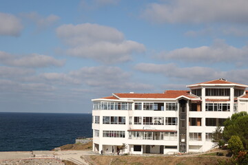 An abandoned hotel with sea views located on the coastal part of Beykoz Riva.
