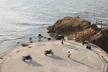 An abandoned hotel with sea views located on the coastal part of Beykoz Riva.
