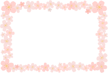 pink flower frame