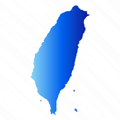 Gradient Simple Taiwan Map Background