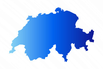 Obraz premium Gradient Simple Switzerland Map Background