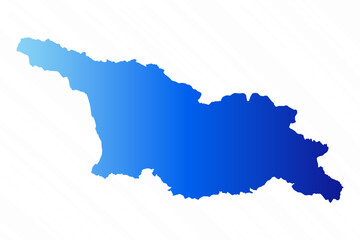 Obraz premium Gradient Simple Georgia Map Background