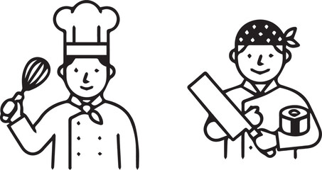 Restaurant Food and Beverage Icon Set