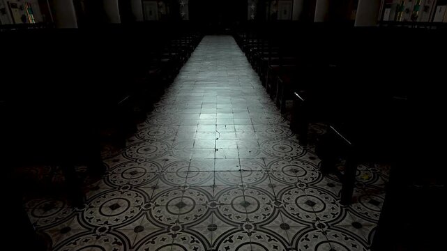 Cua Bac Church in Hanoi, a remarkable architectural landmark and historic monument, filmed in Hanoi on January 4, 2026.