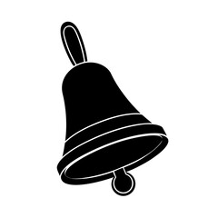 golden bell isolated on white