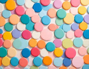 Playful Abstract Beat Background for Children&rsquo;s Music