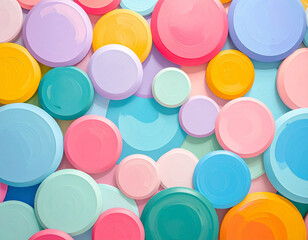 Colorful Fun Rhythm Background for Kids and Education