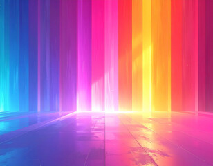 Pop Gradient Abstract Background with Beat Feeling