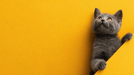 Thoughtful cat strategically charting plans in a creative and playful representation of product strategy